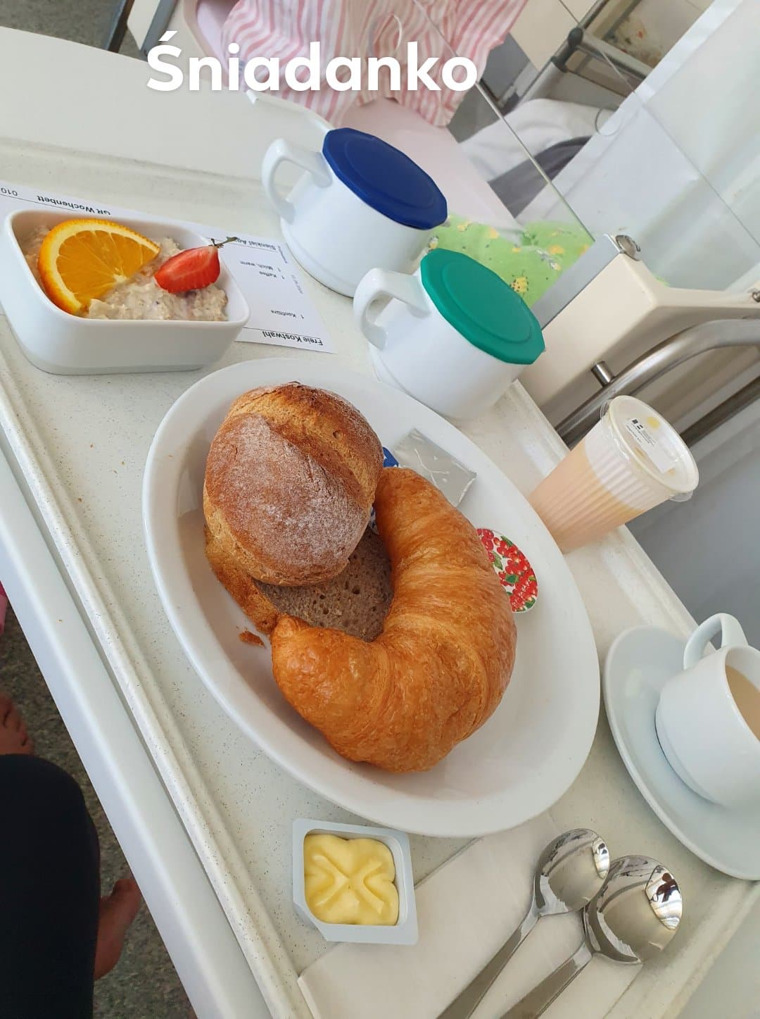 jedzenie w szpitalu w Szwajcarii